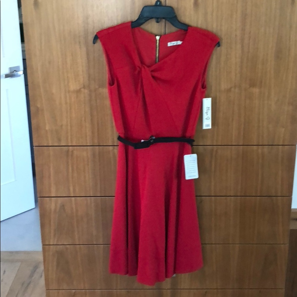 Eliza J red dress